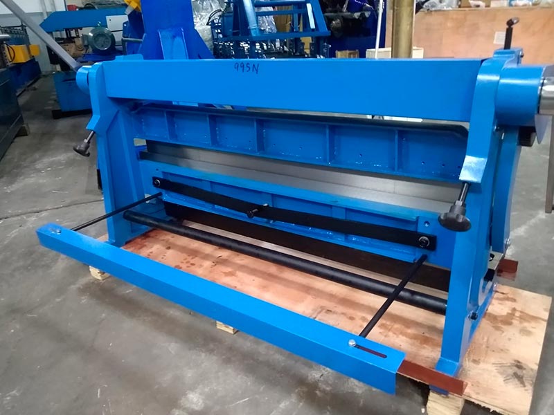 3 en 1 manual 1320 x 1,5 mm cilindradora, guillotina y plegadora