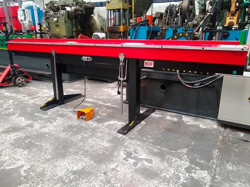 Pestañadora magnética 3200 x 1,2 mm